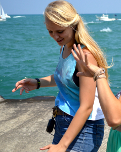 Getting down with my bad self in a crop-top a magazine would probably tell me not to wear, and loving it.