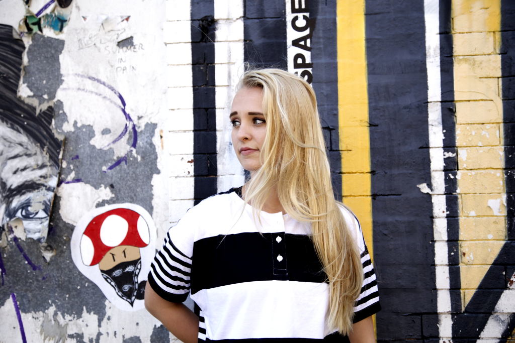 Yellow-white-brick-wall