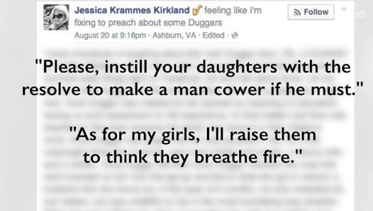 A Screencap of Kirkland's Facebook Post